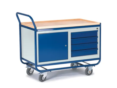 kastwagen,draagverm. 300kg,laadvl. LxB 1000x575mm