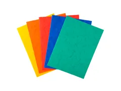 PK 25 dossiermappen Glanskarton 225g Ass