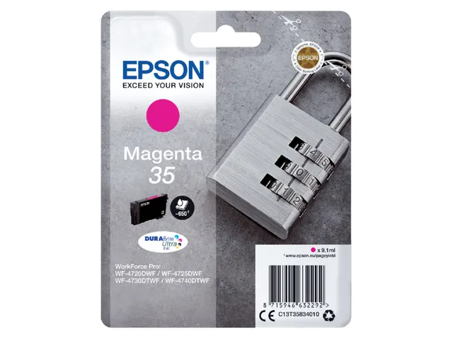 Inktcartridge Epson 35 T3583 rood C13T35834010