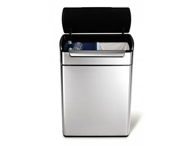 Rectangular Pedaalemmer Touch-bar Bin 48 Liter Mat Rvs