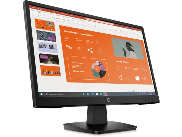 HP P22va G4 Monitor 21.5 Inch Full HD LED Zwart