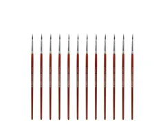 Penseel Kangaro Serie 120 rond Nr. 3 geitenhaar doos 12 stuks