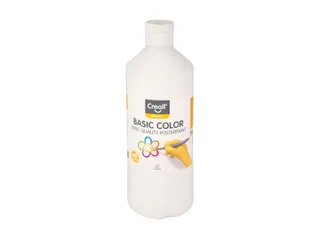 Plakkaatverf Creall basic wit 500ml - 5
