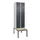 locker met bank,HxBxD 2120x600x815mm,2vak,vak B 300mm,cilinderslot