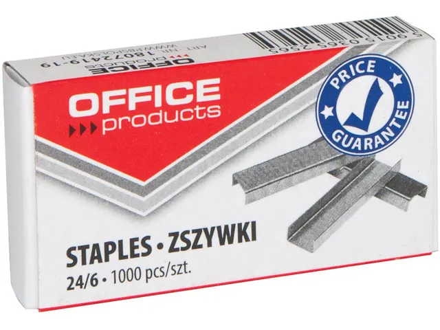 Office Products Nietjes 24/6 Verzinkt 1000 Stuks