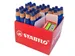 Whiteboardpotlood STABILO MARKdry 30 stuks blauw