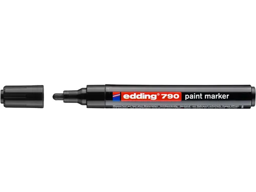 Paintmarker edding 790 alcoholbasis 2-3mm zwart