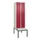 locker voor scheiding van kleding,HxBxD 2120x600x815mm,2vak