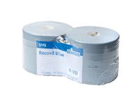 Poetspapier Rol 2-laags Record Blauw Recycled