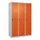 locker voor scheiding van kleding,HxBxD 1850x1200x500mm,3vak