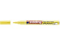 Viltstift Edding 751 lakmarker rond pastel geel 1-2mm