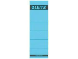 Rugetiket Leitz 1642 62x192mm Blauw zelfklevend