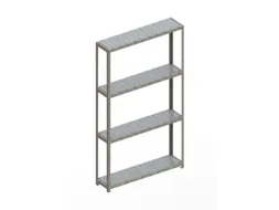 breedvakstelling,grondveld,HxBxD 2970x1704x400mm,vakl. 500kg