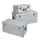 Set aluminium transportboxen,25/65/100l,zilverkleurig