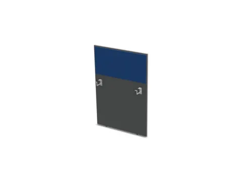 baliepaneel bureau aanbouw rechts MS-donkergrijs BN6016-blauw 800mm