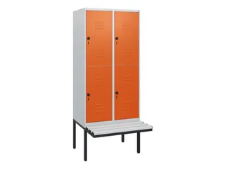 Dubbeldekse dekenkist,HxBxD 1950x800x815mm,2x2vak.,vak B 400mm - 1