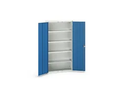 universele kast,HxBxD 2000x1050x350mm,4xStalen bodem,draaigrendelslot