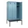 locker met bank,HxBxD 2120x1200x815mm,3vak,vak B 400mm,cilinderslot