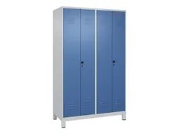 locker voor scheiding van kleding,HxBxD 1950x1200x500mm,4vak
