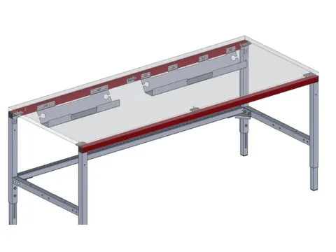 kabelbak,v. paktafel,L 800mm