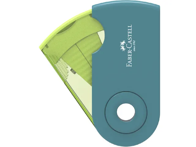 puntenslijper Faber-Castell "Sleeve" assorti kleuren 2-gaats display a