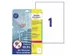 Antimicrobiële etiketten Afneembaar Transparant 210x297mm