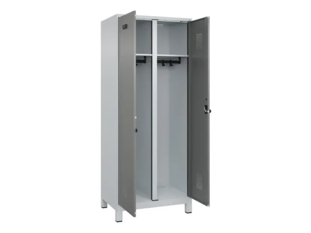 locker voor scheiding van kleding,HxBxD 1950x800x500mm,2vak