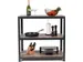Etagère AVASCO Maxi 88x90x45cm 3 tablettes noir
