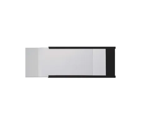 Magnetische Etikethouder 50x150mm zwart/wit