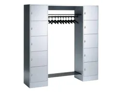 Garderobe- En Vakkenkastsysteem 1950x1870x480mm 10 Vakken 10 Hangers