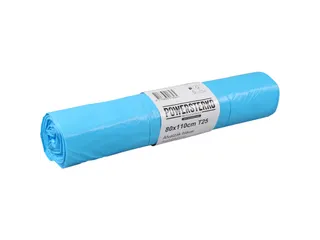 Afvalzak 80x110cm Blauw T25 Doos 15x20 Stuks - 1
