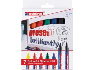 Merkstift brilliant paper marker e-30 en e-33 assorti - 2
