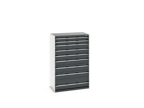 ladekast HxBxD 1600x1050x650mm 9laden zware lasten RAL7035 RAL7016