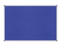 Pinboard MAULstandaard, 90x180 cm Textil - Blauw
