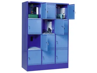 Elektro-Vakkenkast Hxbxd 1995x1205x582mm 12 Vakken Sokkel - 1
