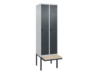 locker voor scheiding van kleding,HxBxD 2120x600x815mm,2vak - 1
