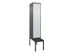 locker met bank,HxBxD 2120x400x815mm,1vak,vak B 400mm,cil.-slot