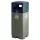 Kunststof buitenafvalbak 110 liter Grijs Blauw