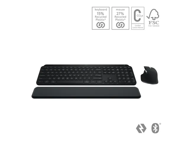 Logitech MX Keys S Combo toetsenbord en muis Azerty Frans