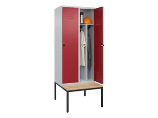 locker voor scheiding van kleding,HxBxD 2120x800x815mm,2vak - 3