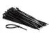 Kabelbinders IEZZY nylon 2.5x100mm D 20.5mm zwart 100 stuks