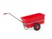 Handtrekwagen 6101L vuurverzinkt, kunststof bak 632x332mm Luchtbanden