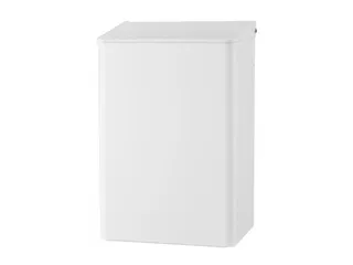 Afvalbak 15 Liter Rvs Wit Met Klepdeksel - 1