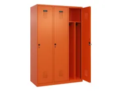 locker voor scheiding van kleding,HxBxD 1850x1200x500mm,3vak