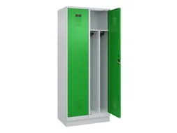 locker voor scheiding van kleding,HxBxD 1950x800x500mm,2vak