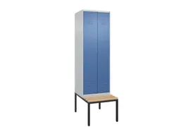 locker voor scheiding van kleding,HxBxD 2120x600x815mm,2vak