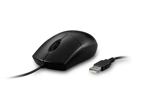K70315Ww Kensington Pro Fit wasbare muis, zwart bedraad