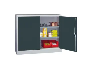 grootvolumekast met openslaande deuren,RAL7035,front RAL7016 - 2