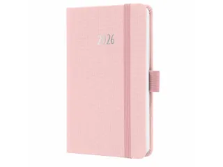 Weekagenda Feel A6 2026 (NL/FR/EN/DU) Soft Rose Hardcover - 1