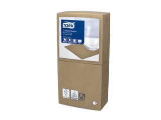 Tork 470001 Cocktailservet Advanced Biscuit 24x24cm - 1